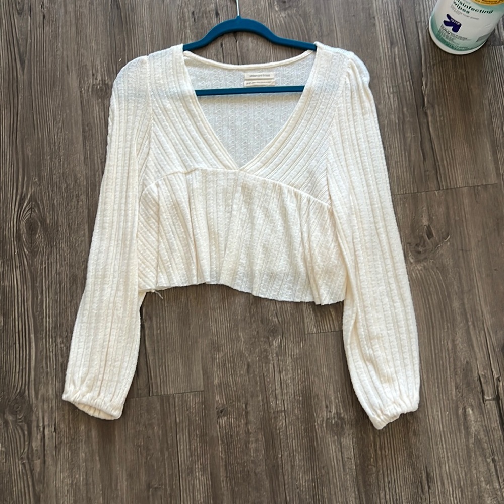 Urban outfitters soft cream top